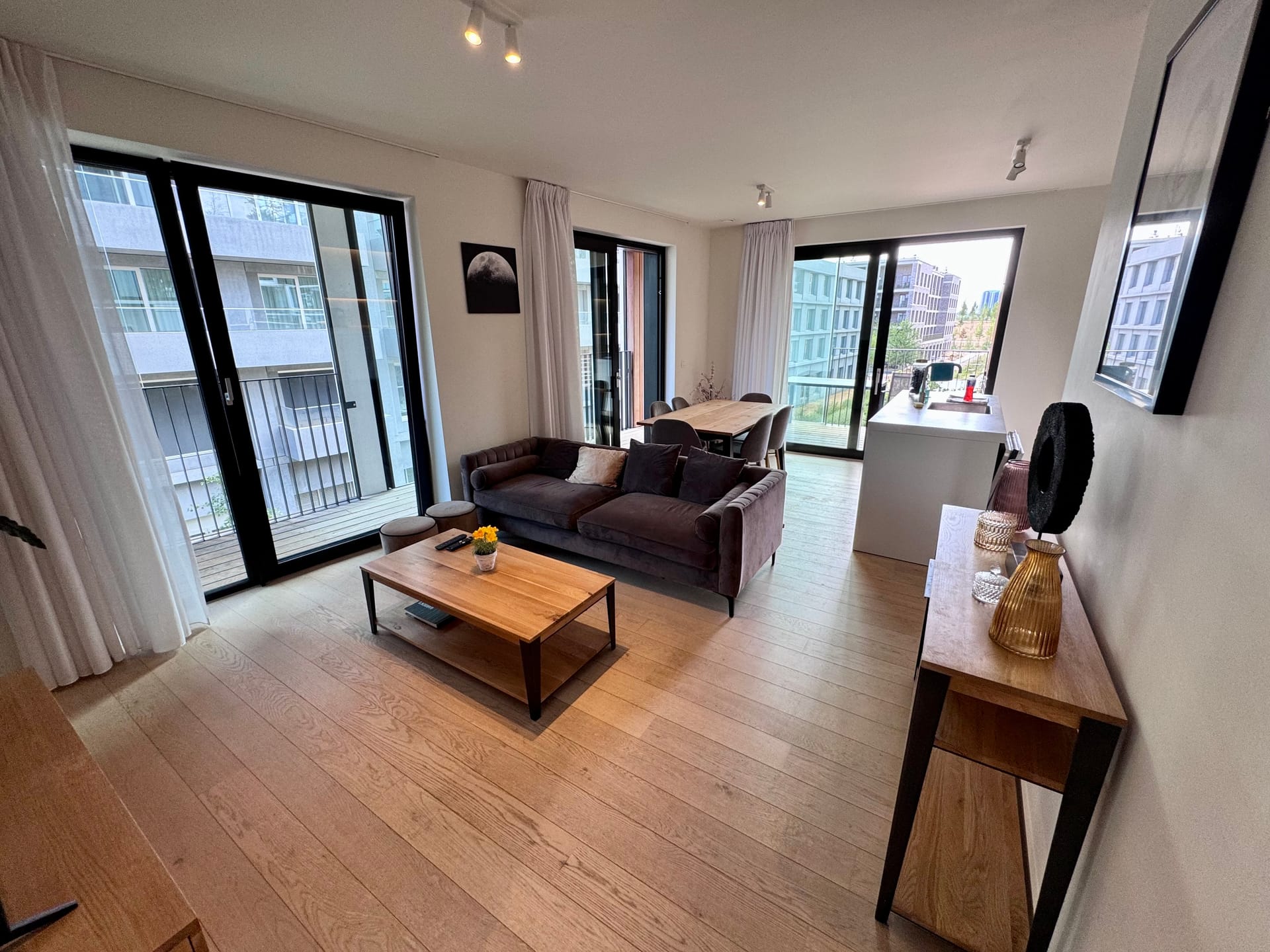 Furnished Interstellr apartment interior in Antwerp